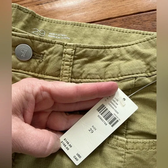 NWT Anthropologie Pilcro Tan Cedar Barrel Pants, size 29 - Picture 2 of 6